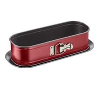 TefalJ 1640314 Delibake Moule A Cake Avec Charnière 30x11cm Rouge/Gris