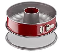 Tefal Moule à savarin Delibake J1642614 Acier 25 cm Charnière Rouge carbone