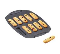 Tefal Moule gâteau 10 mini boudoirs, Revêtement antiadhésif, Aluminium recy t recyclable, Pâtisserie bien dorée, Fabriqué en France, PerfectBake Mini J5734302
