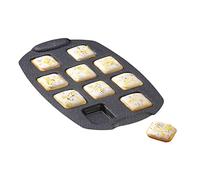 Tefal Moule gâteau 10 mini carrés, Revêtement antiadhésif, Aluminium recy t recyclable, Pâtisserie bien dorée, Fabriqué en France, PerfectBake Mini J5734502