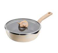 Tefal One Pick Pot Poêle profonde 24cm, 3 personnes, Induction, Polyvalente, Couvercle, Revêtement antiadhésif résistant, Technologie Thermo-Signal, Vanille