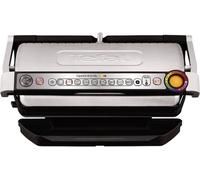 Tefal Optigrill XL électrique Grill à contact adaptation automatique de la température acier inoxydable (brossé), noir