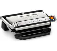 Tefal Optigrill+ XL GC727D10, Noir, Acier inoxydable, Métal, Rectangulaire, Boutons, 800 cm², 400 x 200 mm