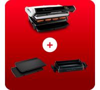 Tefal Pack web - Duo Optigrill Elite XL et plaque snack et pâtisserie
