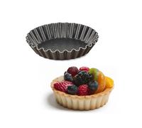 TEFAL PERFECTBAKE Lot de 4 moules à tartelettes 11 cm, aluminium 100% recyclé J5548102