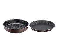 Tefal Perfectbake Moule A Manqué 26cm Aluminium 100% Recyclé J5549702 & Perfectbake Moule A Tarte 30cm Aluminium 100% Recyclé J5548402