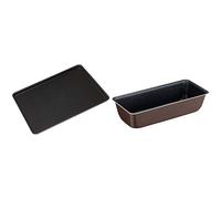 Tefal Perfectbake Plaque A Pâtisserie 38x28 cm Aluminium 100% Recyclé J5547002, fabriqué en France & Perfectbake Moule A Cake 28cm Aluminium 100% Recyclé J5547302, fabriqué en France
