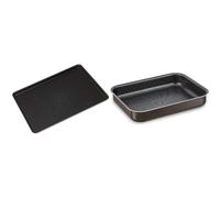 Tefal Perfectbake Plaque A Pâtisserie 38x28 cm Aluminium 100% Recyclé J5547002, fabriqué en France & Success Plat Mini Four Aluminium J1600502, fabriqué en France