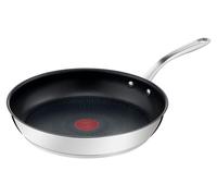 Tefal Pierre Gagnaire H82106, Poêle polyvalente, Acier inoxydable, Acier inoxydable, Titane, Indicateur thermique, Vitrocéramique, Gaz, Halogène, Induction, Plaque de cuisson étanche