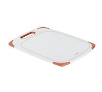 Tefal Planche à découper plastique, Antidérapante, Compatible lave-vaisselle, Robuste, Poignée, Rainure à jus, Fresh Kitchen K2084004