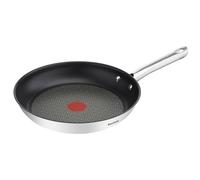 Tefal Poêle 28 cm, Induction, Revêtement antiadhésif, Acier inoxydable 18/10, Garantie 10 ans, Base 3 couches, Cuisson saine, Saisie parfaite, Duetto A7040663