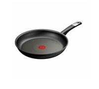 Poêle à induction Tefal Perfect Touch 28 cm, noire, résistante aux rayures, indicateur de température, revêtement antiadhésif
