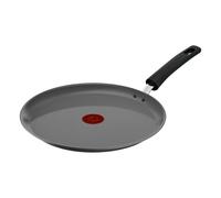 Tefal Poêle à crêpe 28 cm, Crêpière induction, Revêtement céramique, Eco-conçue, Recy Cuisson saine, Thermo-Signal, Fabriqué en France, Renew C4253913, Gris