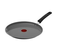 Tefal - Poêle à crêpe Renew Revêtement Céramique - 28 cm - Gris | Crêpière induction antiadhésif - Technologie Thermo-Signal pour une température de saisie parfaite