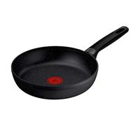 Tefal Poêle à frire Excell Cook 24 cm, compatible avec les spatules métalliques, indicateur de, Poêle + casserole, Noir