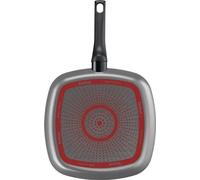 TEFAL Poêle à steak B5694053 Easy Plus Grill, Diamètre 26 cm, Poignée fixe