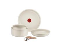 Tefal (Re) flect, Batterie de cuisine 8 pièces, Poêles et casseroles empilables, Poignée amovible, Céramique antiadhésive, L3699302