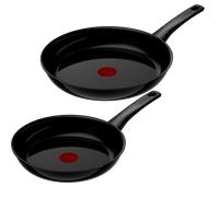 Tefal Renew Black On Lot de poêles Céramique Induction 24/28cm LOT DE 2 POÊLES 24/28 CM