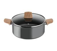 Renew C4254613 Casserole à manche 24 cm, revêtement céramique antiadhésif, écologique, recy uisson saine, thermosignal, outils sûrs, fabriqué en France, toutes les