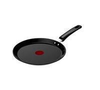 Tefal Renew Black ON C43538, Ronde, Poêle à crêpes, Noire, Céramique, 175 °C, Aluminium