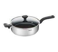 Tefal Sauteuse Comfort Max 26 cm – Inox, Induction, Antiadhésif, Couvercle verre G7263344