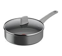 Tefal Sauteuse 24 cm + couvercle verre, Induction, Revêtement antiadhésif céramique, Eco-conçue, Recy Cuisson saine, Thermo-Signal, Fabriqué en France, Renew On C4273232