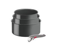 Tefal Ingenio L26094, Set de cuisson, Gris, Aluminium, Vitrocéramique, Gris, Indicateur thermique