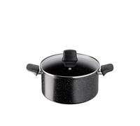 Tefal Stone Strength Faitout anti-adhésif en aluminium renforcé avec des particules de titane Compatible induction 24 cm