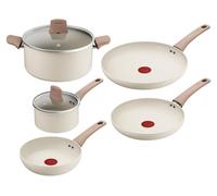 Tefal Stone White G199S544, Assortiment, Blanc, Aluminium, Minerali Beige, Verre