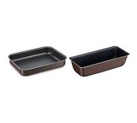 Tefal Success Plat Mini Four Aluminium J1600502, fabriqué en France & Perfectbake Moule A Cake 28cm Aluminium 100% Recyclé J5547302, fabriqué en France