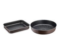Tefal Success Plat Mini Four Aluminium J1600502, fabriqué en France & Perfectbake Moule A Manqué 26cm Aluminium 100% Recyclé J5549702, fabriqué en France