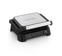 Tefal Gril 3-en-1 SuperGrill GC510DE0 – Appareil croque-monsieur, 2000W, Noir Inox, 6 personnes