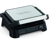 Tefal SuperGrill 3-in-1 GC510DE0, Noir, Acier inoxydable, Thermoplastique, Rectangulaire, Bouton rotatif, Grille, 600 cm