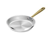 Tefal – Poêle Paul Bocuse H8240402 24 cm – Acier inoxydable – Poignée rivetée dorée G