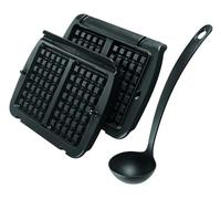 Tefal XA7248 OptiGrill Plaque gaufrée Noir | Plaques antiadhésives compatibles OptiGrill, gaufres dorées et croustillantes, nettoyage facile.