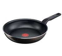 Tefal XL Intense C38407, poêle ronde, polyvalente, de couleur noire, en titane, avec une température maximale de 175 °C, en aluminium