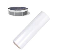 Tefola Film de Protection pour Bache Piscine d'hiver, 252m Longue Rouleau Plastique Transparent pour Piscine, Film etirable pour Envelopper Piscine, kit de Protection de Piscine d'hiver(35 cm Large)