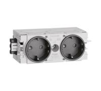 Hager Canal d'allège Module enfichable (L x H x P) 120 x 50 x 61 mm GS20009011 1 pc. Noir graphite (RAL 9011) (GS20009011)