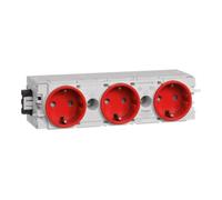 tehalit Tehalit Prise triple rouge C-Profil GS3000 vrt Quantité:1