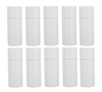 TEHAUX 10pcs Boîtes Cylindriques en Papier Kraft Blanc de 20ml pour Emballage Polyvalent, Design Protecteur, pour Thé, Bureau et Présents de Fête