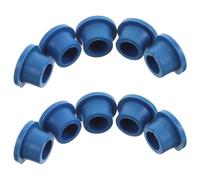 TEHAUX 10pcs Bouchons de Lavabo de Coiffure en Pvc Bleu, Joint D'étanchéité pour Évier, Empêchant le Débordement D'eau, Adaptés Lavage des Cheveux en Position Allongée