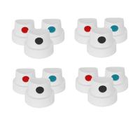 TEHAUX 12 Embouts de Peinture en Plastique Séchage Rapide pour Bombes Aérosol, 12pcs, Contrôle Précis Adaptés pour Projets Artistiques en Extérieur et Femmes Artistes