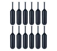 TEHAUX 12 Pièces Encre Noire pour Tampon à Rouleau de Protection Privée 2ml, Recharge Compacte en Plastique pour Tampons de Confidentialité sur Étiquettes D'adresse et Relevés Bancaires