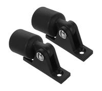 TEHAUX 2 pièces Capuchon Bimini de Bateau 22 MM en Nylon Noir pour auvent | Quincaillerie marine pour navigation en yacht, maintien ajusté, retrait rapide, résiste aux vents forts, usage polyvalent
