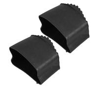TEHAUX 2 Pièces Housses de Protection en Caoutchouc pour Pieds D'échelle Pliable, Design Épaissi Antidérapant, Installation Facile pour Usage Domestique Sécurisé