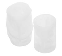 TEHAUX 2 Pièces Moules en Silicone 3D Ambiance Halloween Réutilisables | Résine, Cire et Fondant, Démoulage Facile, Finition Polie, Blanc, Lot de Deux Pièces