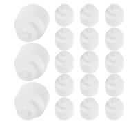 TEHAUX 20 Bouchons de Bouteille d'eau de Sport Blanc en PE Fonction Push-Pull pour Sceller et Prévenir Les Débordements, Pack de 20 Pièces pour Bouteilles et Gourdes Sportives