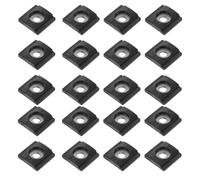 TEHAUX 20pcs Limiteurs de Fenêtre Coulissante en Acier Inoxydable pour Fenêtres en Alliage D'aluminium, Ouverture Réglable, Construction Stable, Sécurité Renforcée pour Maisons et Autres
