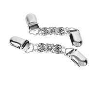 TEHAUX 2pièces Lot de Pinces à Ourlet Agrafe pour Cardigan Pince à Vêtements Épingle pour Robe et Châle Broche pour Ourlet de Cape
