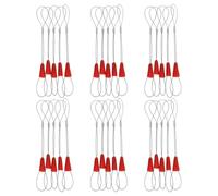 TEHAUX 30 Pièces Chaussette de Tirage de Câble Réutilisable en Acier et Plastique, Outil Ergonomique pour Tirage de Câbles Électriques Lisses, pour Usage Résidentiel et Professionnel